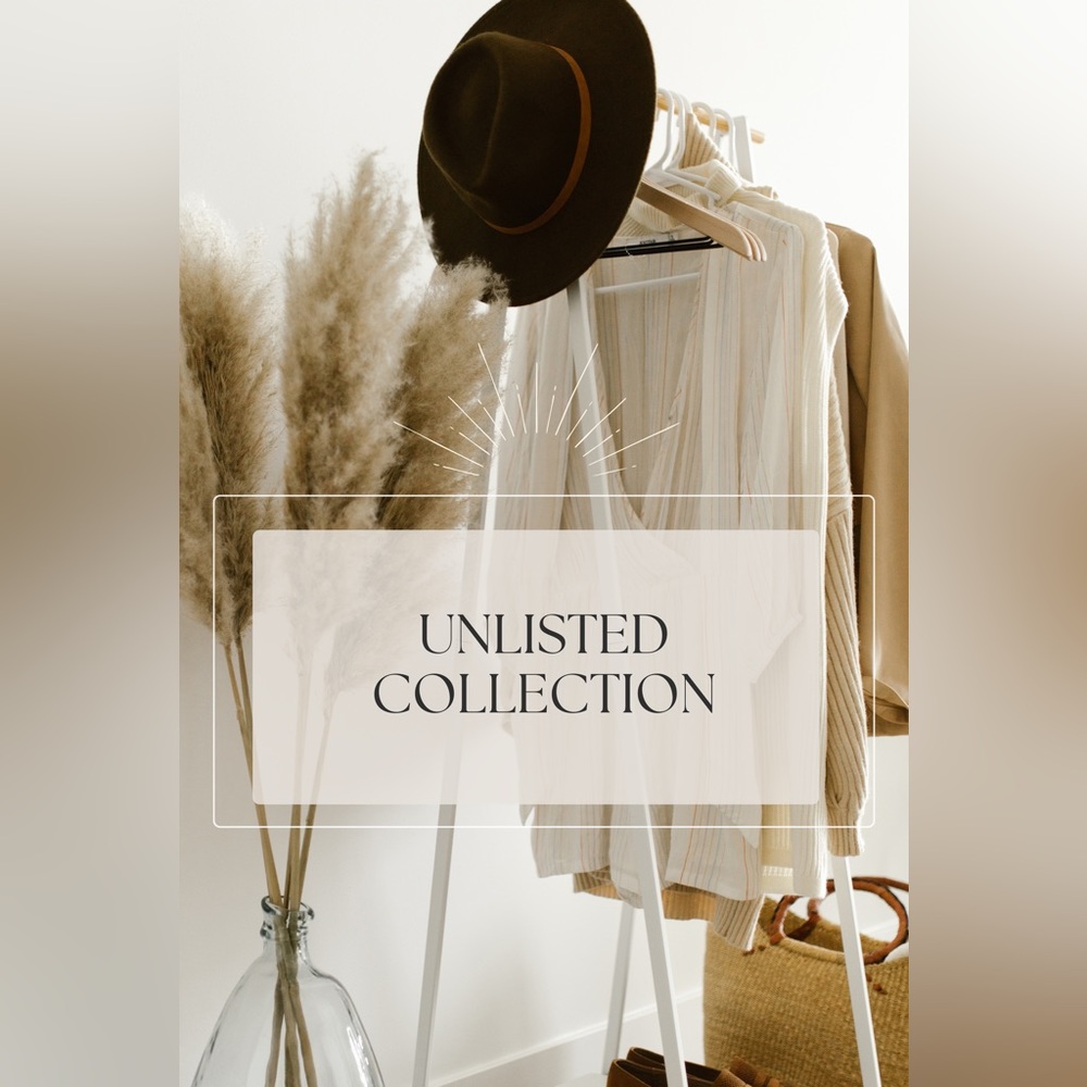 - ✨UNLISTED CLOTHING COLLECTION✨